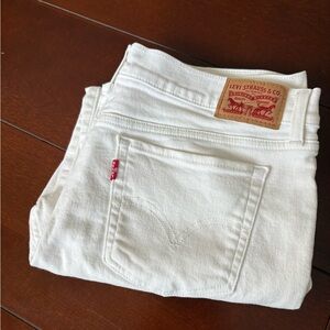 Levi's White Jeans